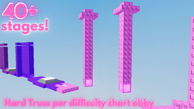 hard truss per difficulty chart obby screenshot 1