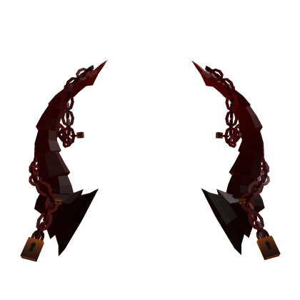 Red Shadow Horns Roblox item