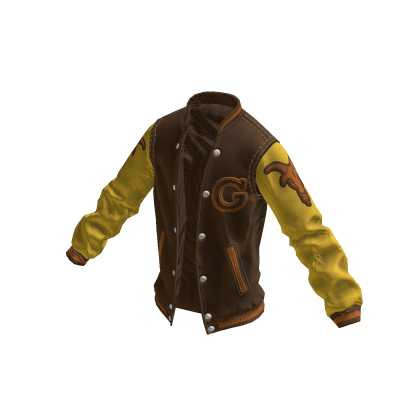 College Jacket | Brown Orange Yellow