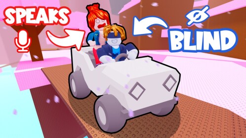my driver is blind [2 Player Obby]