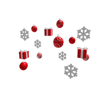 Red Silver Christmas Aura