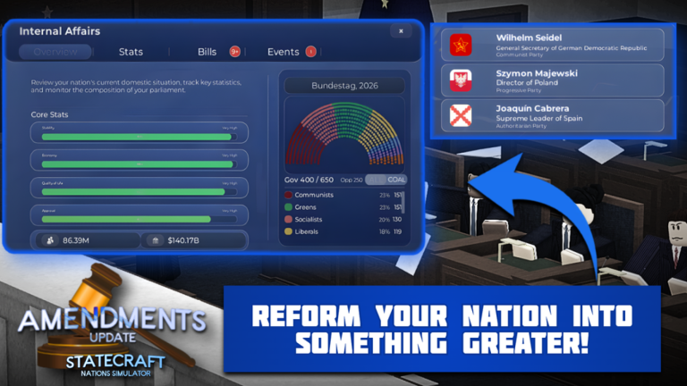 Statecraft: Nations Political Simulator screenshot 4