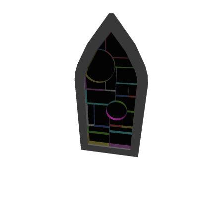 Arched Stained Glass Window