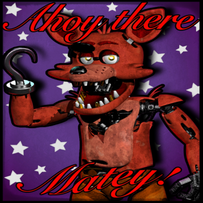 FNAF Foxy Poster Roblox decal