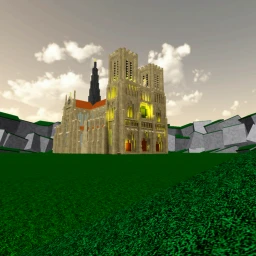 Notre Dame Cathedral memorial icon