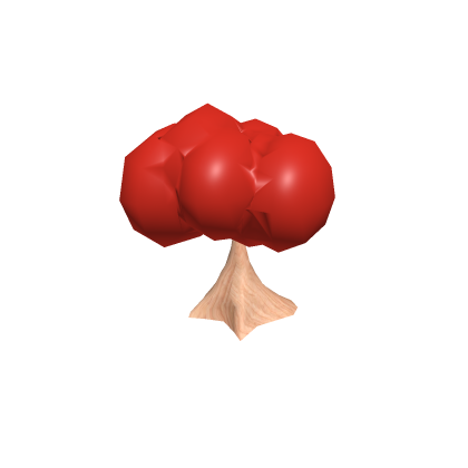 Tree with Falling Leaves