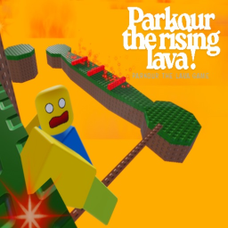 Parkour the rising lava 🔥