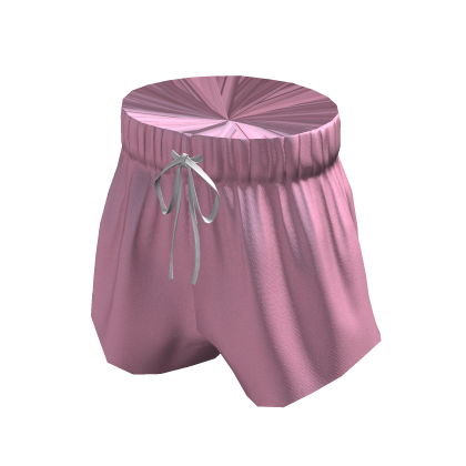 Cotton High-Waisted Shorts - Light Pink thumbnail