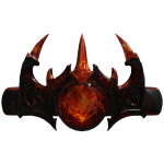 (CODE= 4999 ) Lava Shard Fire Regalia Crown