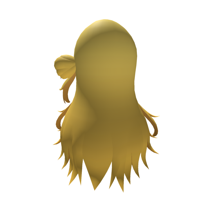 [-] Sunflower Yellow Hair w/ Side Bun
