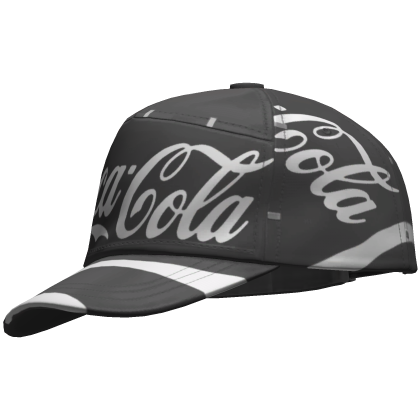 Gray Sidewept Coca-Cola Trucker Cap Roblox item