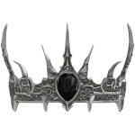 Goth Spiked Spire Whiteout Crown
