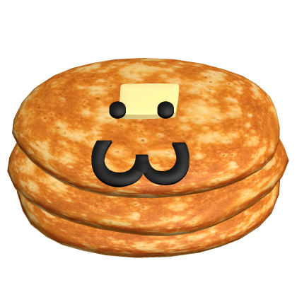 :3 cute pancake emoji face treat Roblox item
