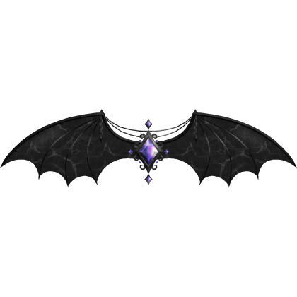 Halloween Gemstone Bat Wings (Purple) Roblox item