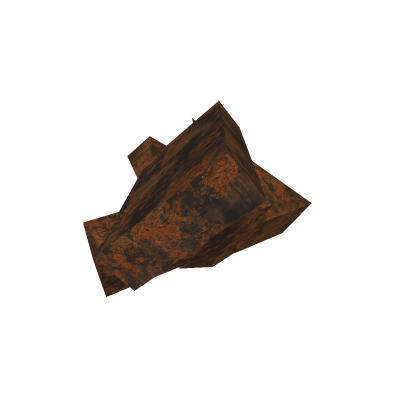 rusted metal