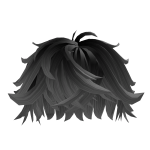 Swept Fluffy Messy Gray Hair 3.0