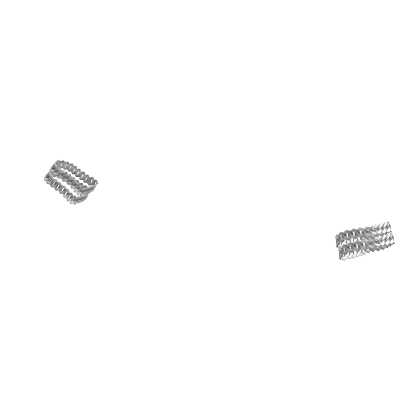 Double Silver Chain Link Bracelets thumbnail