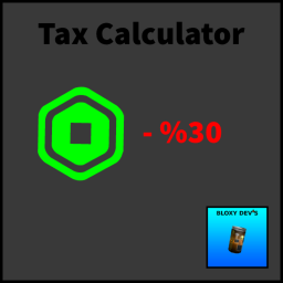Robux Tax Calculator