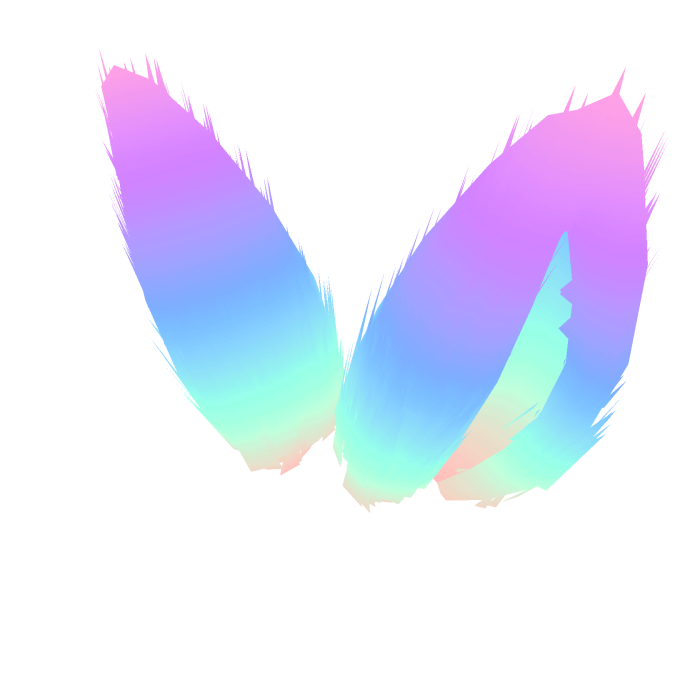 Iridescent Fox Ears ✨ [Glowy, Emissive]