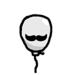 Moustache Balloon