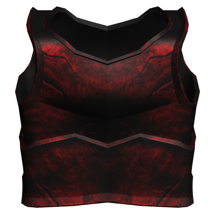 Crimson Medieval Knight Chestplate
