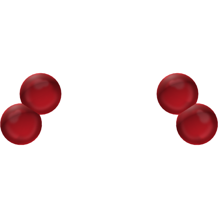 ♡ : giant cute red bobbles
