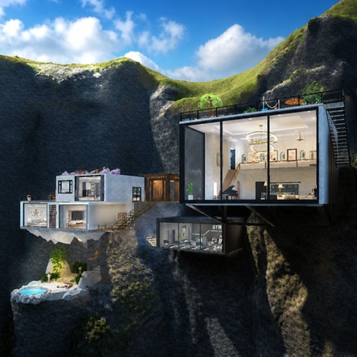 Cliff Mansion Tycoon icon