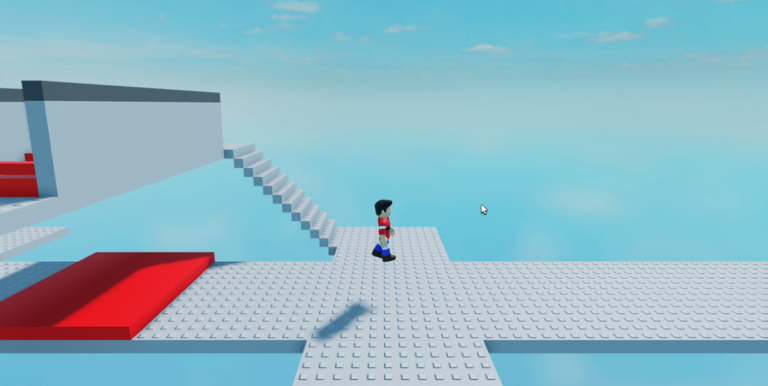 Be chased by random stuff in an obby but it's 2D screenshot 1