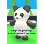 Panda squad (Does Adopt Me giveaways every week)