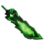 Glowing Green Sword of Spirits