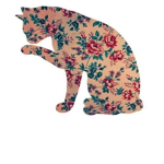 Floral Cats Fashion Runway