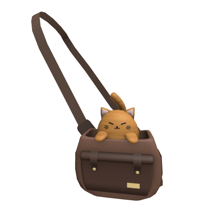 Orange Kitty Plush Bag 3.0
