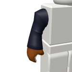 White Collar Dog Right Arm