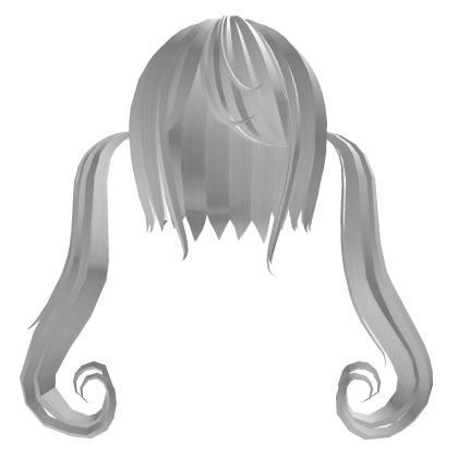 cute white moe pigtails