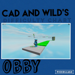 Cad and Wild's Difficulty Chart Obby