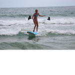 Outer banks surfer