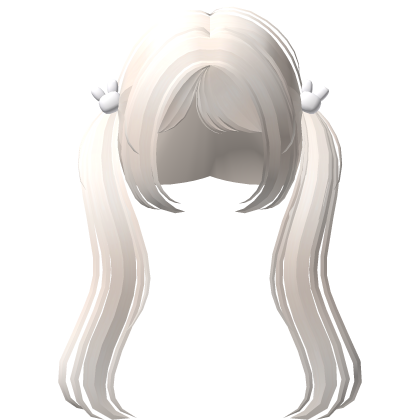 : sweet bunny pigtails in platinum ♡︎