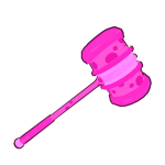 1/1 Pink Sponge Hammer