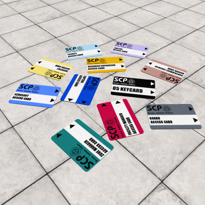 SCP:SL Keycards