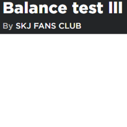 Balance test lll