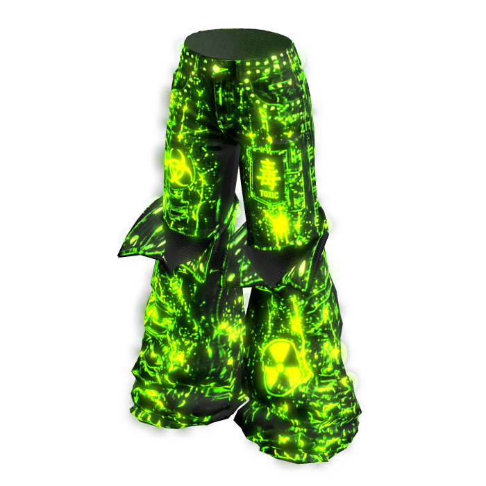 MOG -  ✨EMISSIVE GLOWING ✨ Neon Green Pants