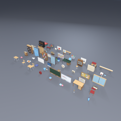 Japanese Classroom School Props Anime Desk x60 preview 5