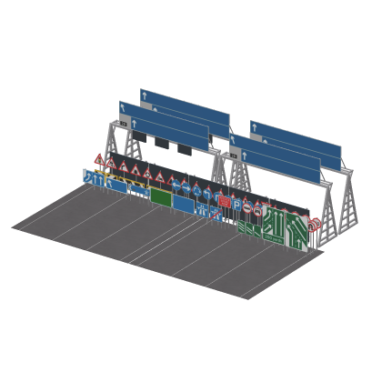 [💫🌟] UK Signs Road Traffic Roleplay Street D