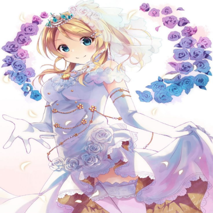 Anime Girl in white dress Roblox decal