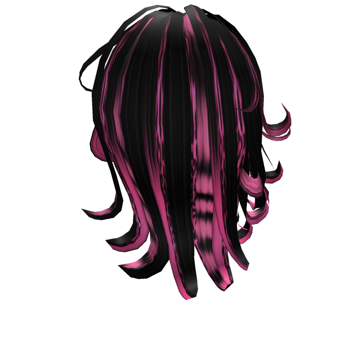 Gyaru Bouncy Layered Curls Pink Stripes