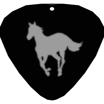 white pony black picklace addon