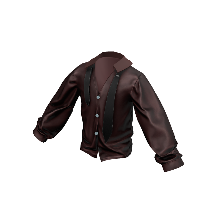 Casual Tie Shirt(Maroon)