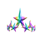Rainbow Sparkle Crown