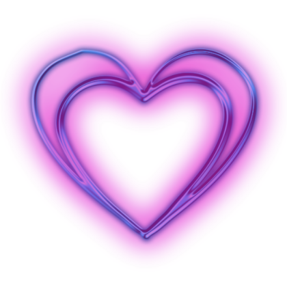 glowing pink heart Roblox decal