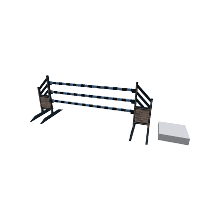 Triple Pole Horse Jump